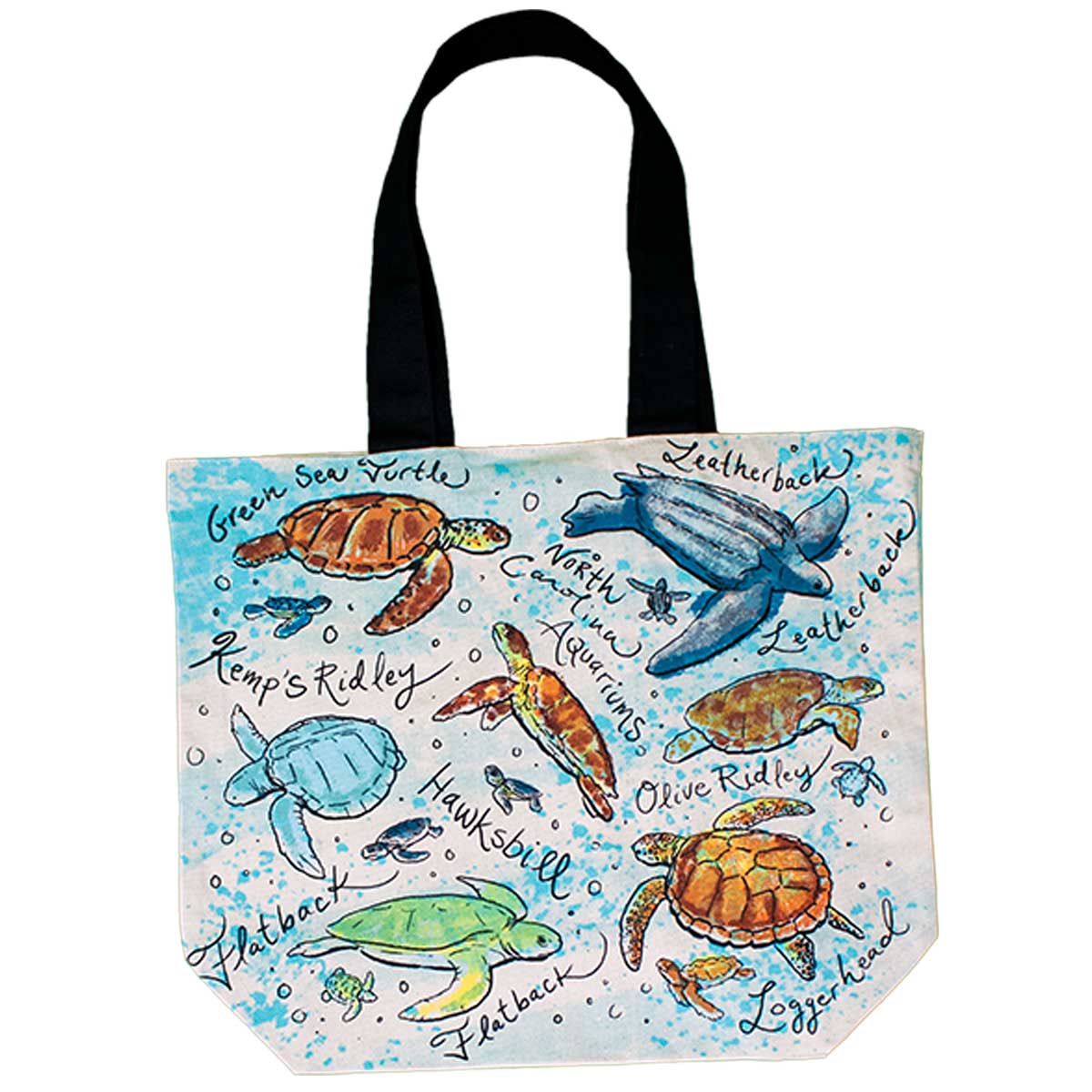 Long Handled Stripey Bag - Turtle Bags