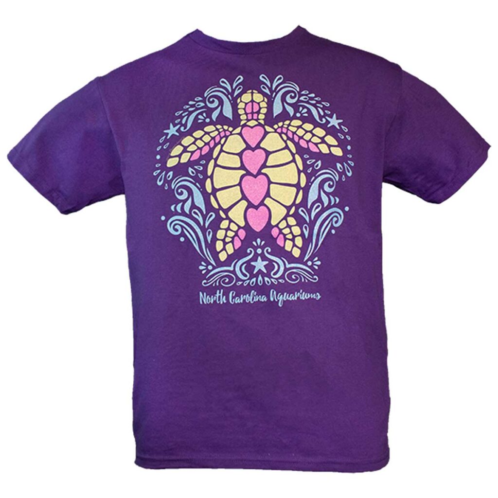 “Nautical Sea Turtle” Youth Tee | North Carolina Aquarium Society